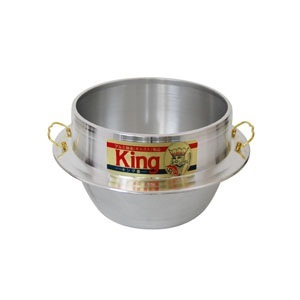 【クリックで詳細表示】King キング釜 カン付き 24cm 1升5合炊き