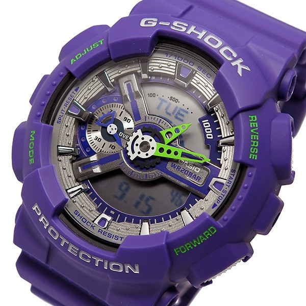 【クリックで詳細表示】カシオ CASIO Gショック G-SHOCK クオーツ メンズ 腕時計 GA-110DN-6A パープル