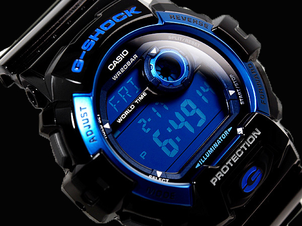 【クリックで詳細表示】カシオCASIO カシオ G-SHOCK Gショック スタンダードモデル デジタル 腕時計 ブルー ブラック G-8900A-1DR プレゼント アウトドア スポーツ