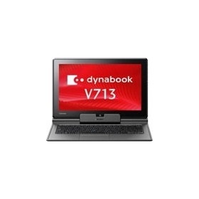 【クリックで詳細表示】PV713HNWR47A31 dynabook V713/H：Celeron 847 1.10GHz、2GB＿MEM、128GB＿SSD、11.6型FHD(タッチパネル)、キーボードドック、Win8 Pro 64bit、Office無し、1年保証