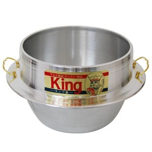 【クリックでお店のこの商品のページへ】King キング釜 カン付き 40cm 7升5合炊き