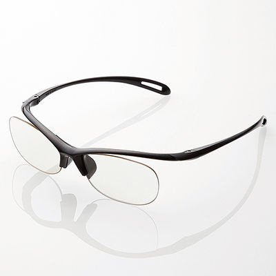 【クリックで詳細表示】エレコム ブルーライトカット眼鏡/老眼鏡/＋1.5/ブラック R-BC15-L01BK
