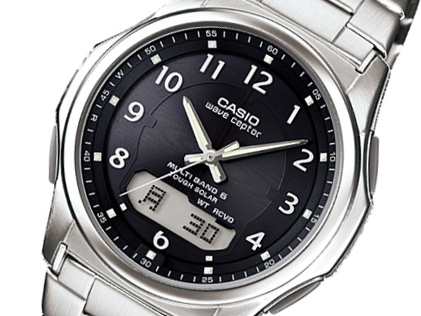 【クリックで詳細表示】カシオ CASIO WAVE CEPTOR 電波 ソーラー メンズ 腕時計 WVA-M630D-1A3JF 国内正規