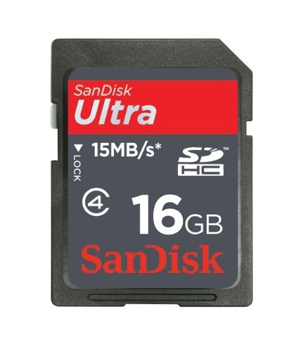 【クリックでお店のこの商品のページへ】SanDisk Ultra SDHCカード 16GB Class4 SDSDH-016G-J95