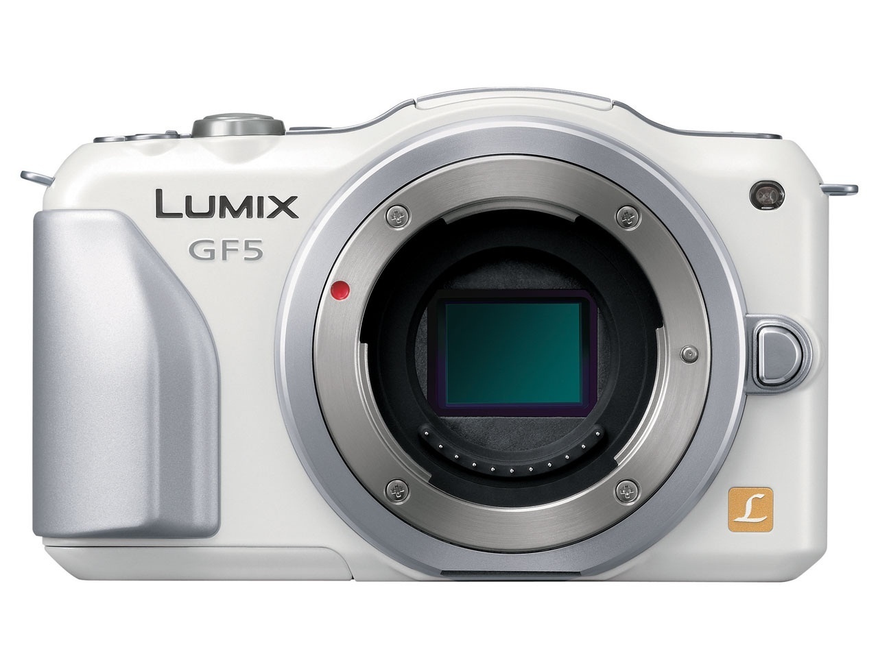 【クリックで詳細表示】[Panasonic]新品未開封★パナソニック LUMIX DMC-GF5-W ボディ [シェルホワイト]高精細タッチパネル液晶を塔載したエントリー向けミラーレス一眼カメラ