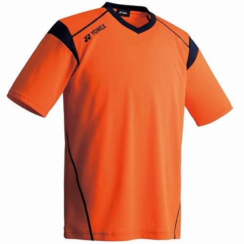 【クリックで詳細表示】ヨネックス(YONEX) ユニゲームシャツSS FW1002 005 オレンジ 【サッカーウェア 半袖 練習着】