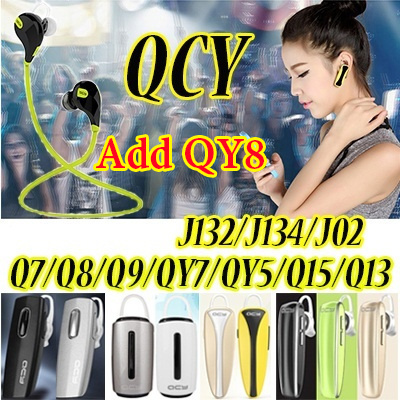 Baan het kan kreupel Buy New Original QCY QY7 QY8 QY5 Q13 Q15 Q7 Q8 Q9 J02 J132 J134 Wireless  Bluetooth 4.1 Stereo Earphone Fashion Sport Running Headphone Headset with  Mic for iPhone5 iPhone 6 plus