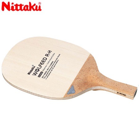 【クリックでお店のこの商品のページへ】ニッタク(Nittaku) ウルフィードRH(角丸) NC0147 【卓球ラケット 未張り上げ ペングリップ】