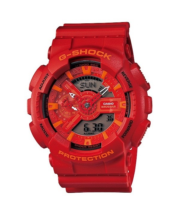 【クリックでお店のこの商品のページへ】CASIO[CreationWatches] Casio G-Shock Analog-Digital GA-110AC-4A Mens Watch
