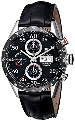 【クリックでお店のこの商品のページへ】[アメリカ直送]TAG Heuer Men s CV2A10.FC6235 Carrera Automatic Chronograph Day-Date Watch