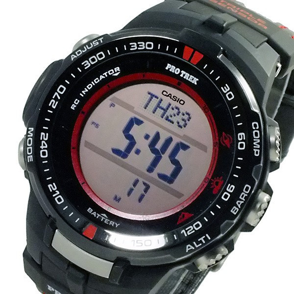 【クリックでお店のこの商品のページへ】カシオ CASIO プロトレック ソーラー マルチバンド6 メンズ 腕時計 PRW-3000G-1