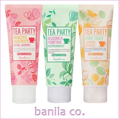【クリックで詳細表示】[Banila Co.][banilaco] Tea Party Foam Cleanser 120ml / Cleansing Foam / Vitality and Elasticity / Relaxing and Purifying / Pore Tight