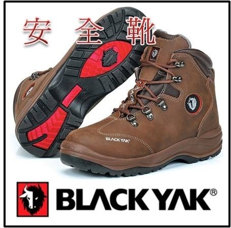 【クリックで詳細表示】[blackyak]BLACKYAK安全靴/《丈夫で長持ち、2層底》 メンズ 先芯入りスニーカー/セーフティフットウェア/力王 防水安全シューズ /安全靴