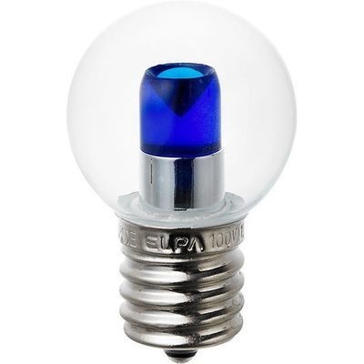 【クリックでお店のこの商品のページへ】ELPA LED装飾電球 ミニボール球形 E17 G30 クリアブルー LDG1CB-G-E17-G248