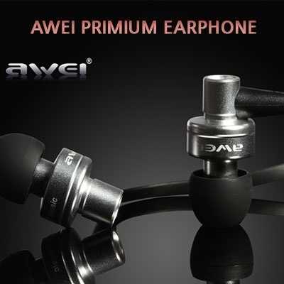 【クリックで詳細表示】[AWEI ES 900I]AWEI ES900i Flat Cable 3.5mm Earphone Headphone w/ Mic for MP3 MP4 PC