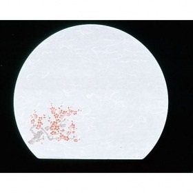 【クリックで詳細表示】アーテック 遠赤抗菌和紙 尺3半月まっと(100枚) 梅 WH-14