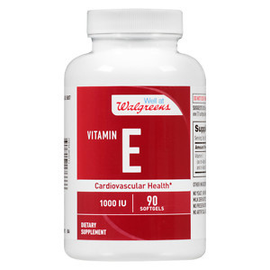 【クリックで詳細表示】[アメリカ直送] [ビタミン] Walgreens Red Vitamin E 1000 IU Softgels 90 ea