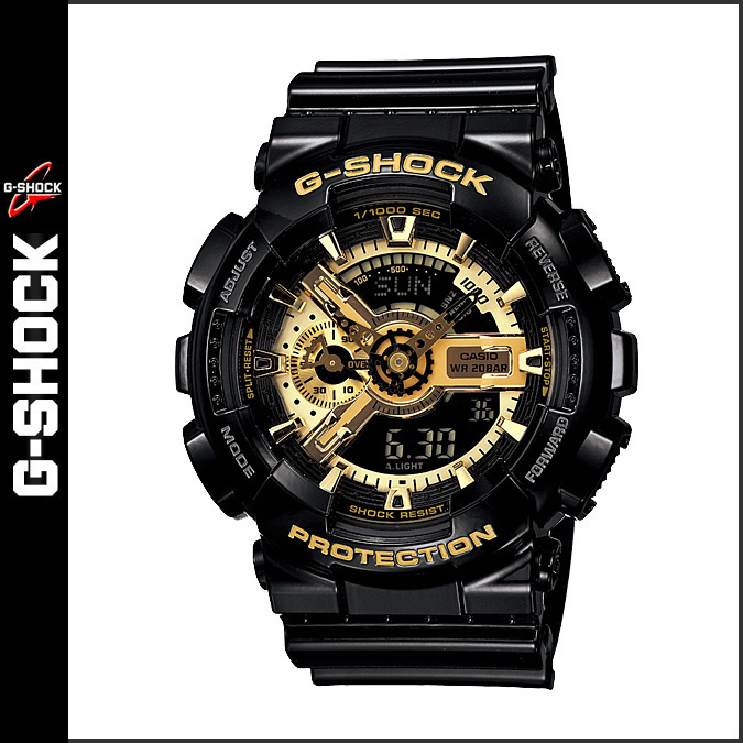 【クリックでお店のこの商品のページへ】カシオ CASIO G-SHOCK 腕時計 GA-110GB-1AJF BLACK GOLD SERIES Gショック G-ショック ブラック ゴールド メンズ レディース 送料無料