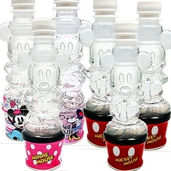 【クリックでお店のこの商品のページへ】【6本セット】 ミッキーマウスとミニーマウスのキャラクターボトルウォーター [ミネラルウォーター/4種セット(計6本)] (mickey-minnie-water6set)