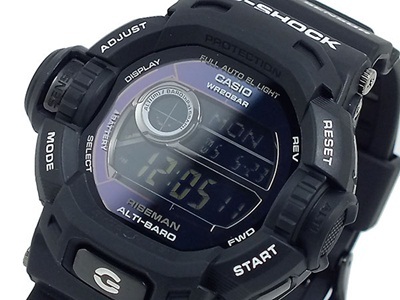 【クリックで詳細表示】カシオ CASIO Gショック G-SHOCK ライズマン デジタル ツインセンサー 腕時計 G9200BW-1