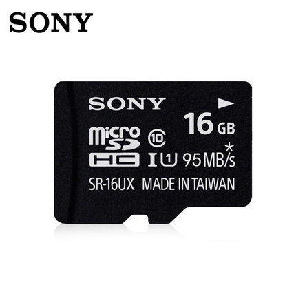 【クリックで詳細表示】ソニー マイクロSDHCカード 16gb SONY microSDHC SR-16UXA 4K対応 UHS-I Read 95MB/s Write 50MB/s 16GB