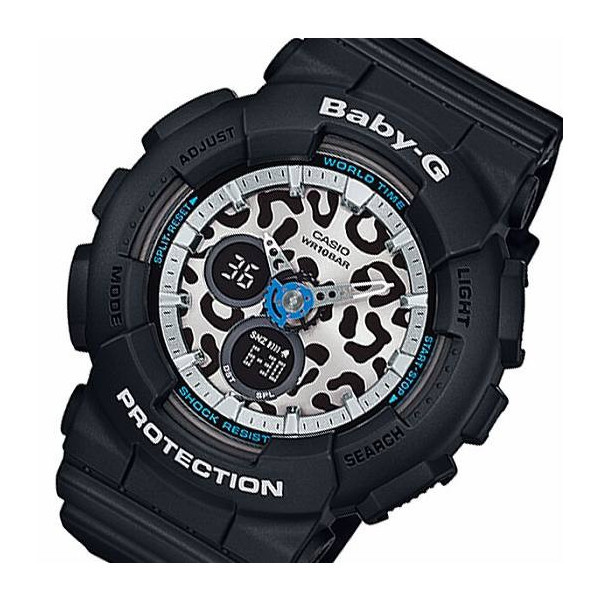 【クリックでお店のこの商品のページへ】カシオ ベビーG レオパード レディース 腕時計 BA-120LP-1AJF ブラック 国内正規