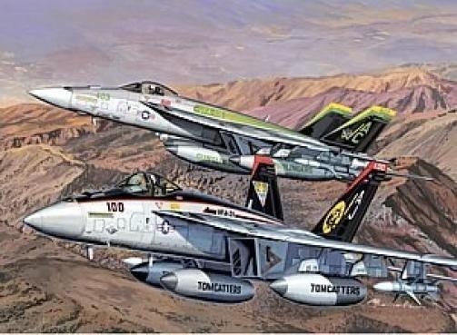 【クリックで詳細表示】4607 1/144 F/A-18E Super Hornet VFA-31 ＆ VFA-105 (2)