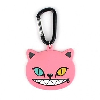 【クリックでお店のこの商品のページへ】K-POP Idol Style - [SAKUN] A-SMILE CAT KEYHOLDER(PINK) ＋ Free Gift