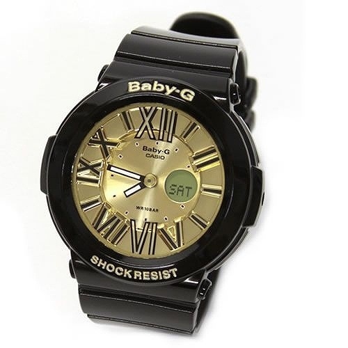 【クリックで詳細表示】[カシオ]レディース腕時計 レディース ブランド CASIO カシオ カシオ Baby-G 海外モデル POPでキュートな3Dダイヤル Neon Dial Series BGA-160-1B BGA160-1B BGA160-1B
