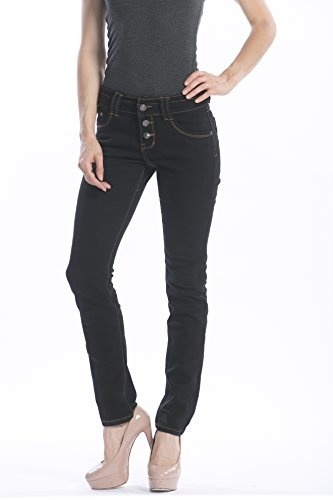 【クリックでお店のこの商品のページへ】Jeans Colony Girls Denim Skinny Jeans CG1356P Black (10)