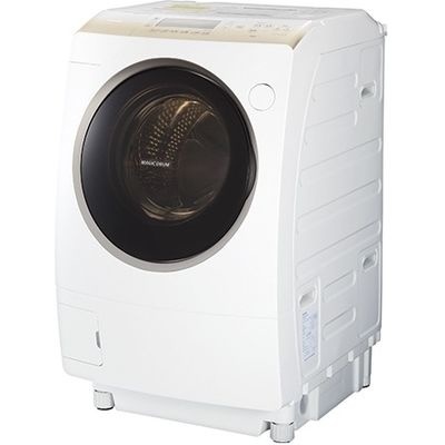 【クリックでお店のこの商品のページへ】東芝 洗濯容量 9.0kg 乾燥容量 6.0kg「マジックドラム」採用 ドラム式洗濯機(グランホワイト) TW-Z96V2ML-W