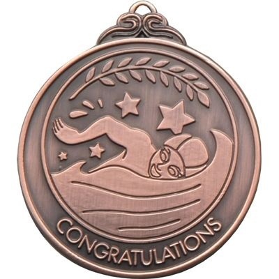 【クリックでお店のこの商品のページへ】アーテック メダル [水泳] 銅 ATC-1838