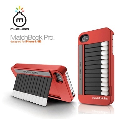 【クリックでお店のこの商品のページへ】[ 無料配送 ] MUSUBO iPhone 4/4S Matchbook case アイフォーン 4/4S メチブック ケース