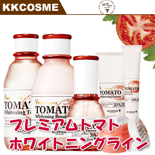 【クリックでお店のこの商品のページへ】スキンフード(SKINFOOD スキンフード) プレミアムトマトシリーズ 水液 乳液 美容液 クリーム Premium Tomato Whitening 選択6タイプ 【安心・最安値・韓国コスメ】