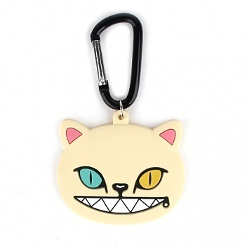 【クリックでお店のこの商品のページへ】K-POP Idol Style - [SAKUN] A-SMILE CAT KEYHOLDER(IVORY) ＋ Free Gift
