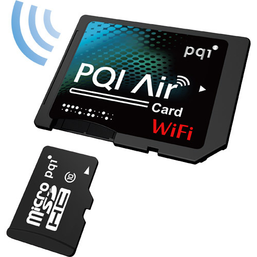 【クリックで詳細表示】[PQI]PQI WiFi機能内蔵SDカードアダプター AirCard ( 6W21-0000R1 )