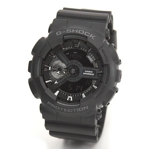 【クリックで詳細表示】CASIO(カシオ)カシオ 「G-SHOCK 海外モデル」 デジアナ モテ系マットブラック GA-110-1B メンズ腕時計wwcs00163u【Luxury Brand Selection】【smtb-m】メンズ腕時計 カシオ
