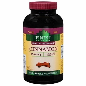 【クリックでお店のこの商品のページへ】[アメリカ直送] [サプリメント] Finest Nutrition Cinnamon 1000mg， Capsules 350 ea