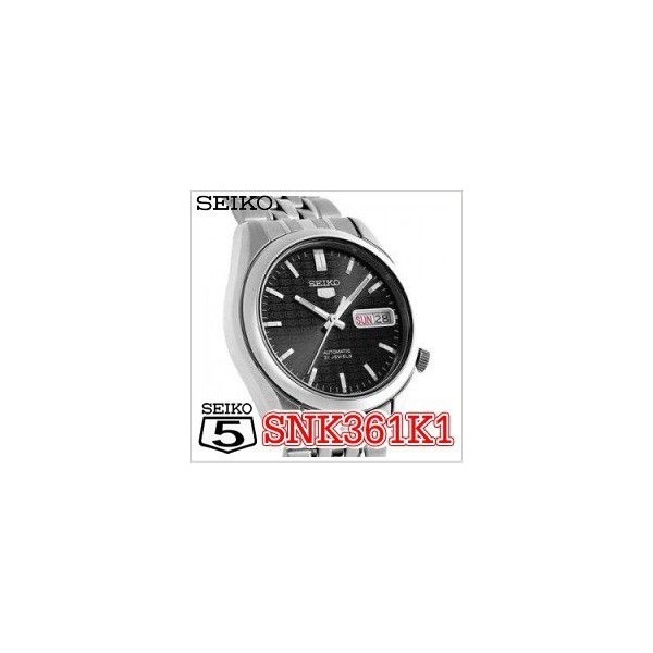 【クリックで詳細表示】【送料無料】セイコー 腕時計 SEIKO セイコー 逆輸入 SNK361K1 セイコー5 SEIKO5 自動巻き メンズ セイコー SEIKO