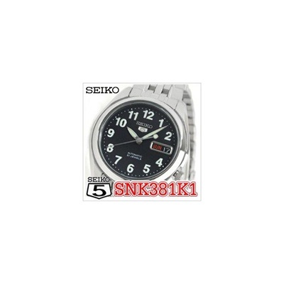 【クリックで詳細表示】【送料無料】セイコー 腕時計 SEIKO5 (セイコー5)自動巻腕時計 SNK381K1