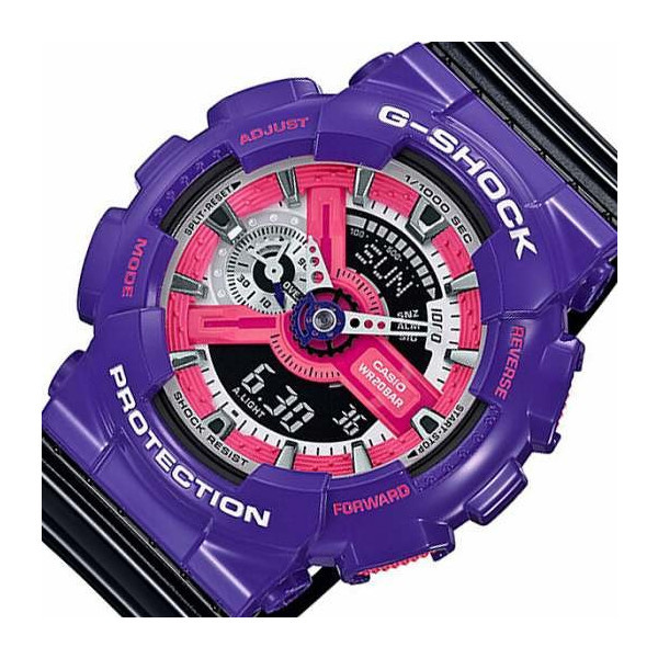 【クリックでお店のこの商品のページへ】カシオ CASIO Gショック クオーツ メンズ 腕時計 GA-110NC-6A ブラック