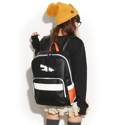 Qoo10L[e SUPERCROC Eileen pvc backpack bag korea brand