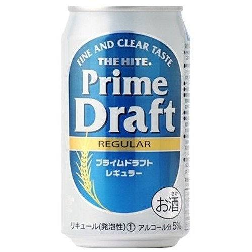 【クリックでお店のこの商品のページへ】ハイト プライムドラフト 350ml缶×24本入 【韓国ビール】