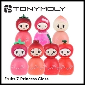 【クリックで詳細表示】[トニーモリー][TONYMOLY] 選べる1＋1 イベント！！！ フルーツ 7 プリンセス リップグロス(7g) 激安 送料無料 Fruits 7 Princess Gloss
