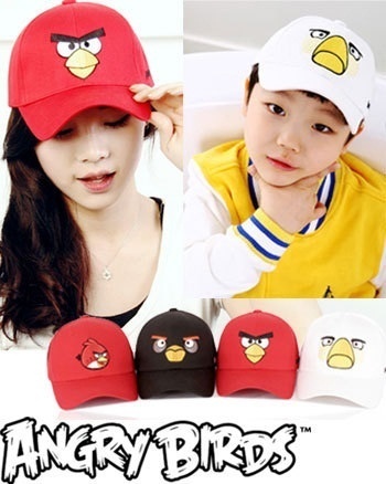 【クリックで詳細表示】K-POP Idol Style - Angry Birds Official Cap ＋ Free Gift (HN70)