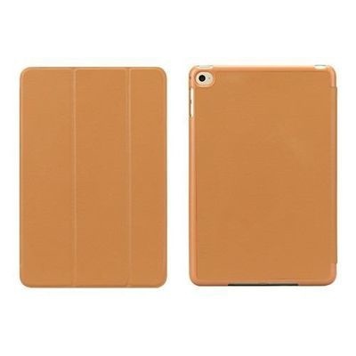 【クリックでお店のこの商品のページへ】TUNEWEAR LeatherLook SHELL for iPad mini 4 ブラウン TUN-PD-100067