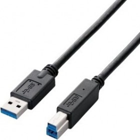 【クリックでお店のこの商品のページへ】USB3-AB15BK USB3.0ケーブル(A-B)/1.5m/ブラック