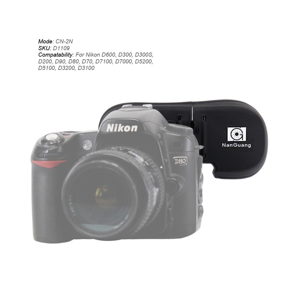 【クリックで詳細表示】NanGuangファインダーCN-2Nカメラ双眼鏡、固定シェードEBブラインダーニコンD600 D300 D300S D200デジタル一眼レフカメラ用
