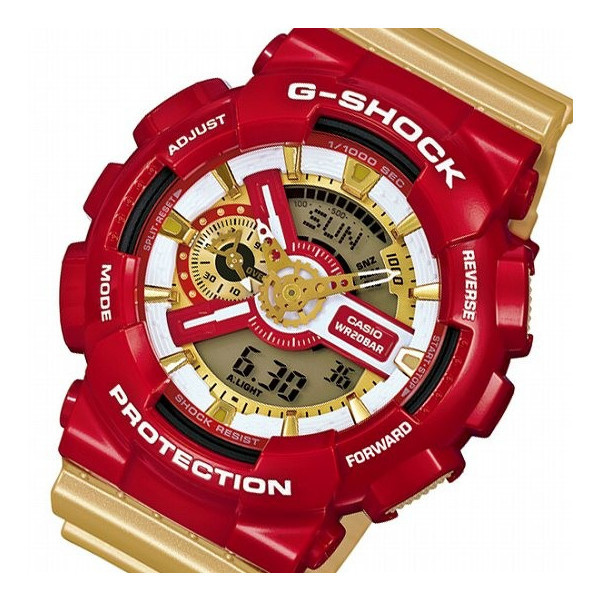 【クリックでお店のこの商品のページへ】カシオ CASIO Gショック クレイジーカラーズ メンズ 腕時計 GA-110CS-4A ゴールド