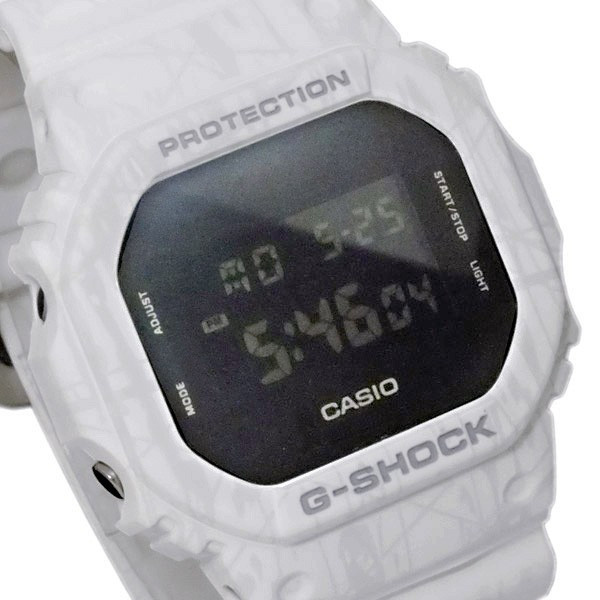 【クリックでお店のこの商品のページへ】カシオ CASIO G-SHOCK デジタル メンズ 腕時計 DW-5600SL-7JF ホワイト 国内正規